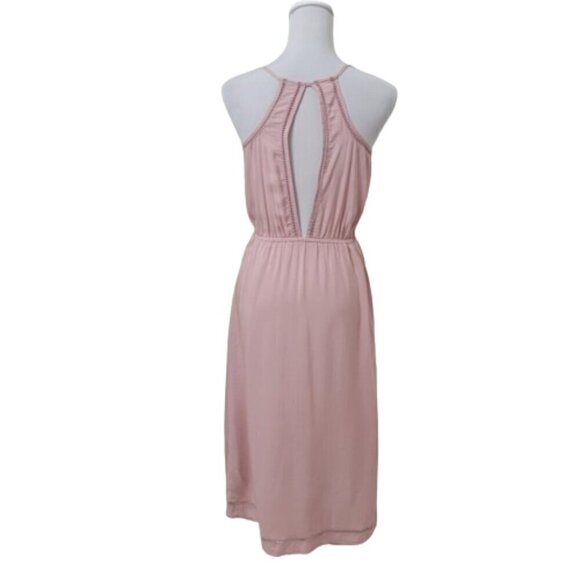 Olive + Oak Size XS Midi Meadow Dress Dusty Rose Color, Excellent Used Condition - Picture 4 of 13
